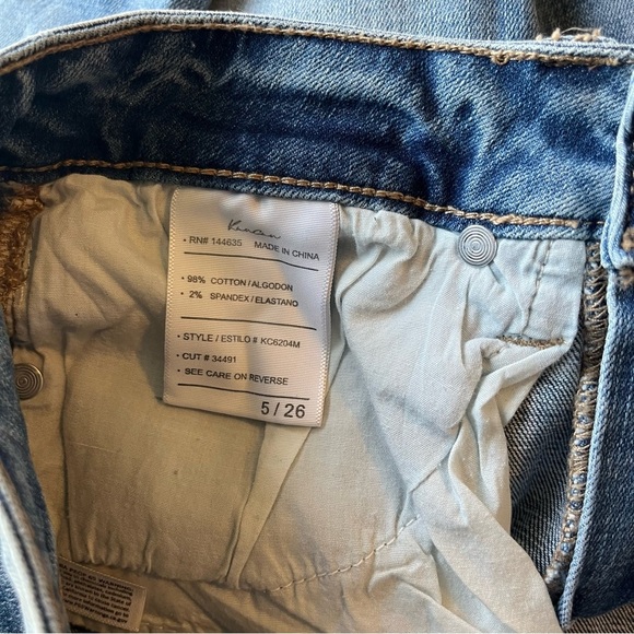 KanCan Distressed Midwash Ankle Skinny Jeans for Women Size 5 / 26 - Picture 12 of 12